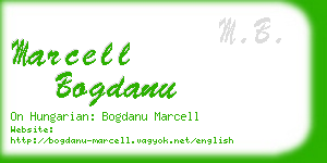 marcell bogdanu business card